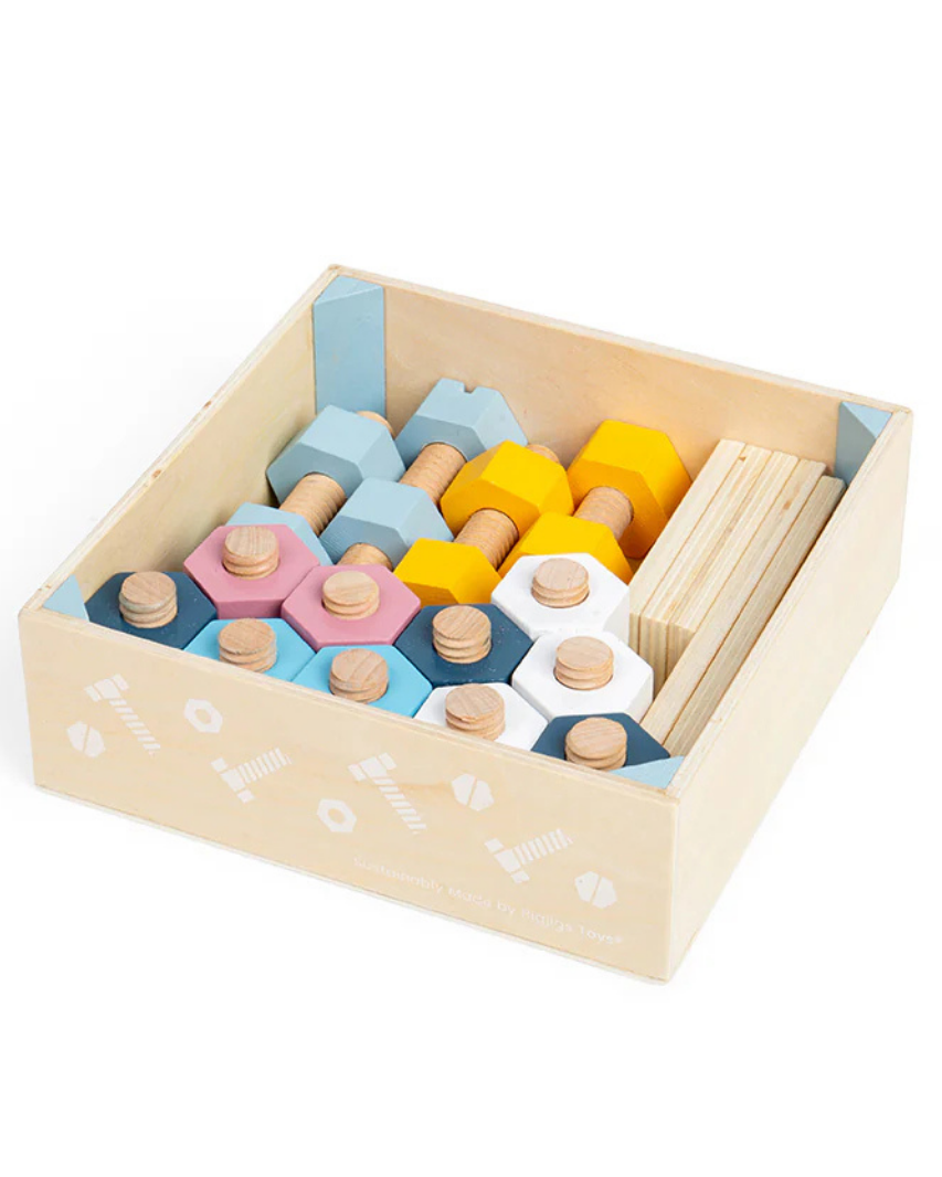 Cajón de tuercas y tornillos