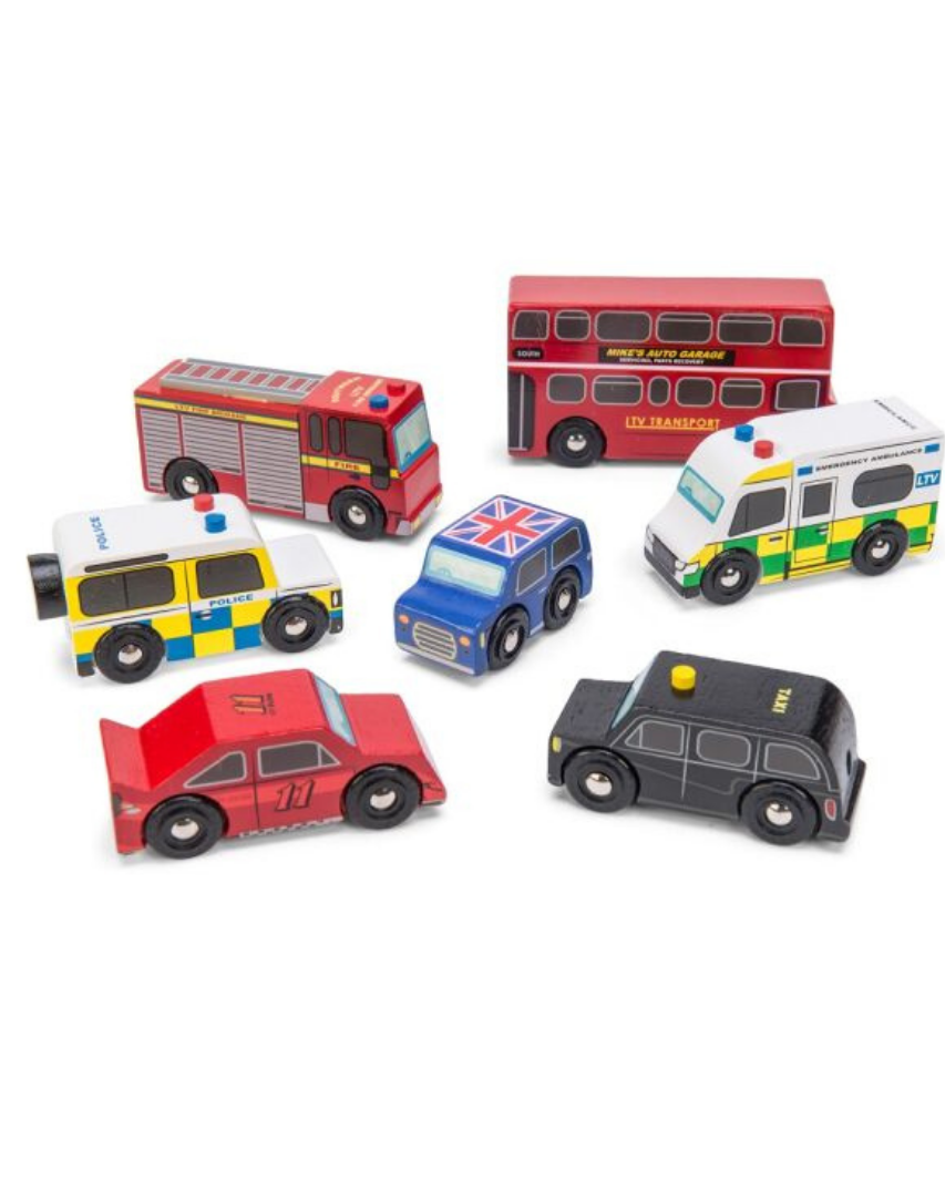 Set de autos británicos
