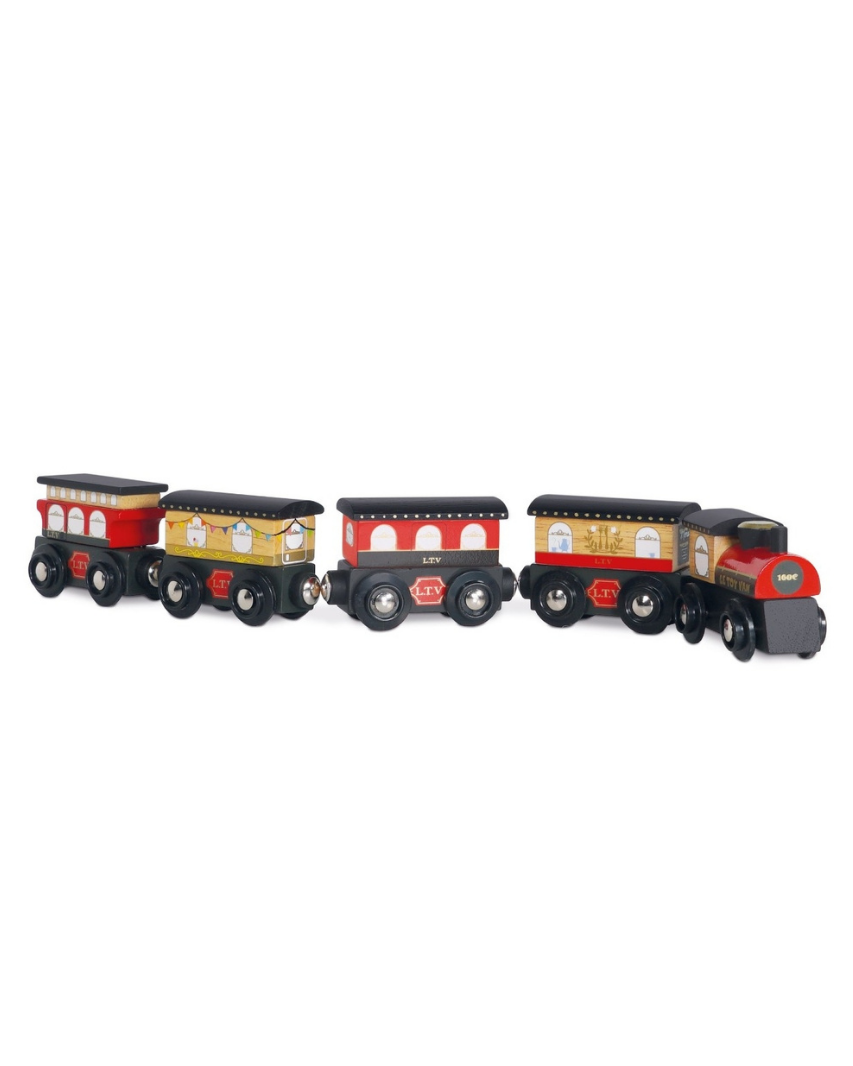 Tren express de la realeza con vagones - 5 piezas